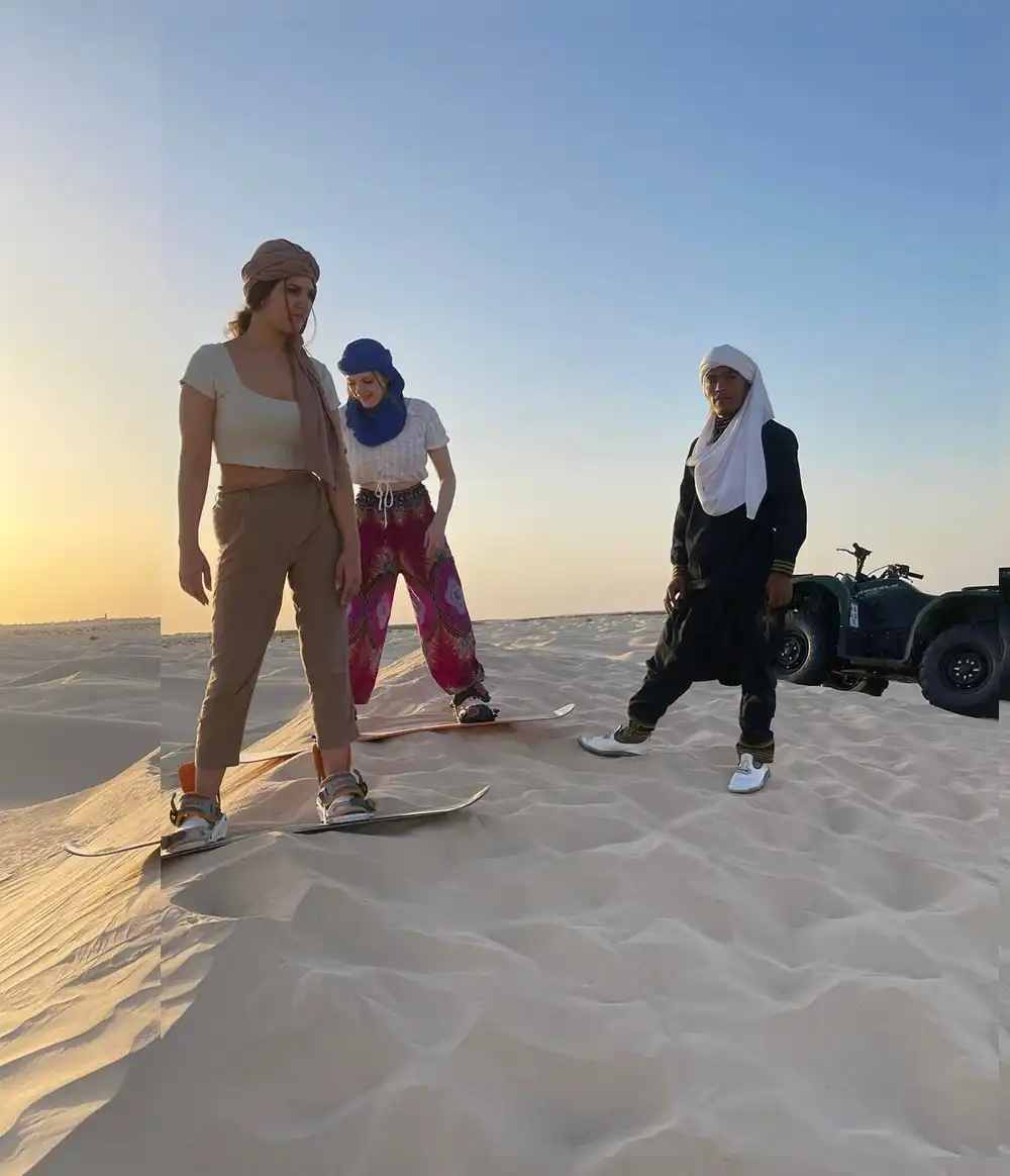 Sandboarding in Douz Tunisia