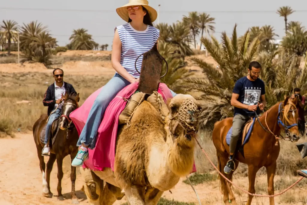 La caravane à Djerba : Partez à cheval et rentrez à dos de dromadaire